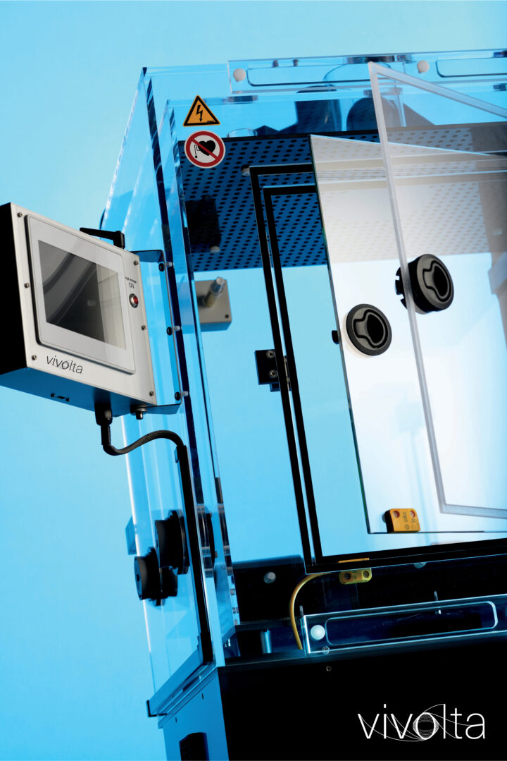 VIVOLTA EC-CLI electrospinning equipment for consistent, reproducible nanofiber production